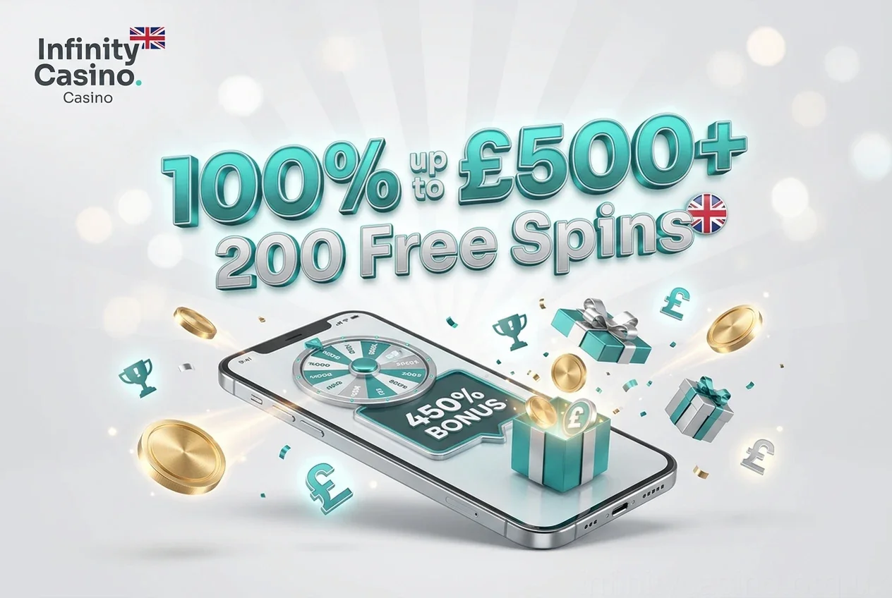 100% up to £500+ 200 Free Spins