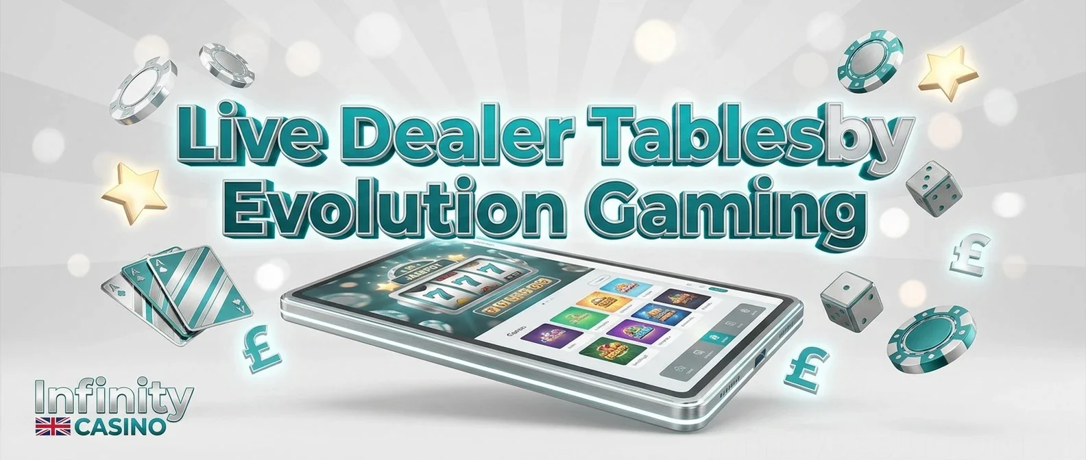 Live Dealer Tablesby Evolution Gaming
